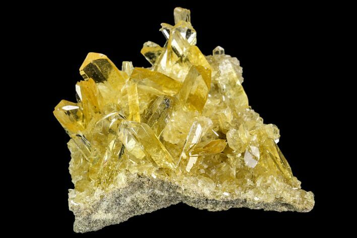 Selenite Crystal Cluster (Fluorescent) - Peru #108607